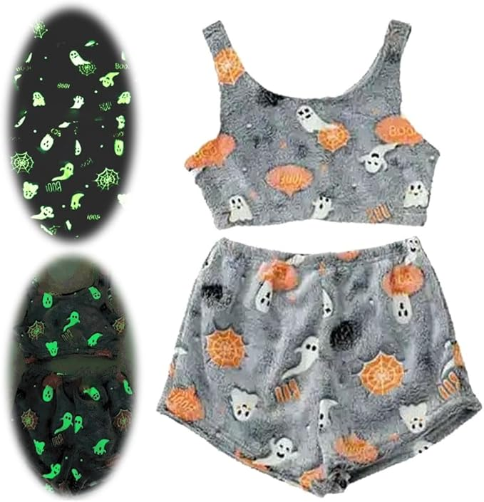 👻Halloween Sale 40% Off👻Halloween Glowing Pajama Set
