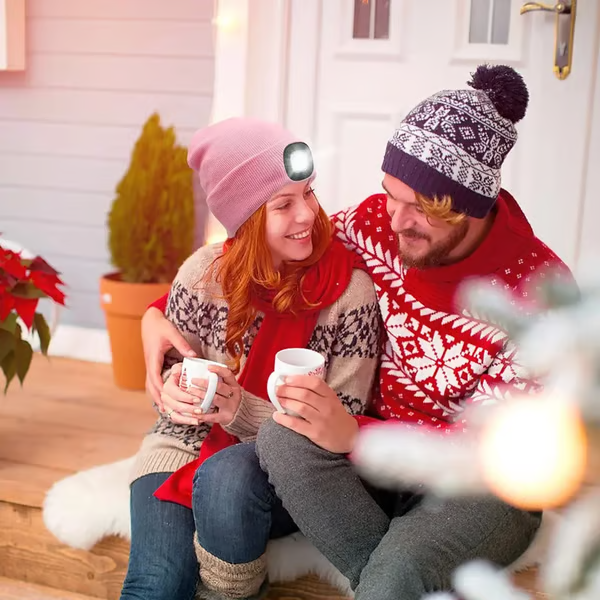 The Ultimate Winter Combo! 🧢✨ Beanie with Built-in LED Light & Bluetooth Music