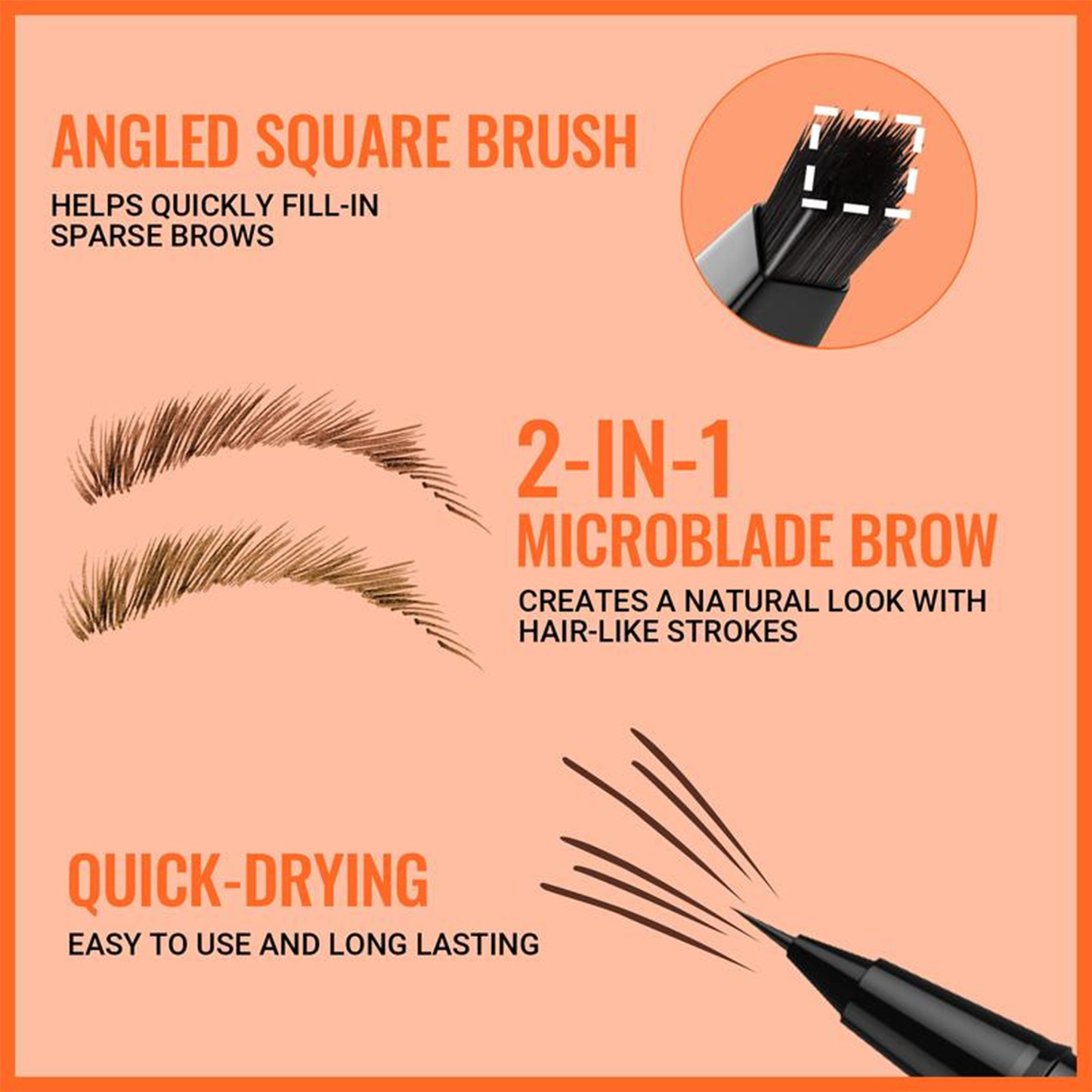πBuy 1 Get 1 Freeπ₯ 4D Brow Pen β For Natural, All-Day Eyebrow & Eyeliner Perfection! πββ