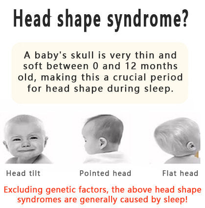 🌟 Organic Baby Head Support Pillow 👶💤 - Gently Cradles & Protects Your Newborn's Delicate Head (0-12 Months)