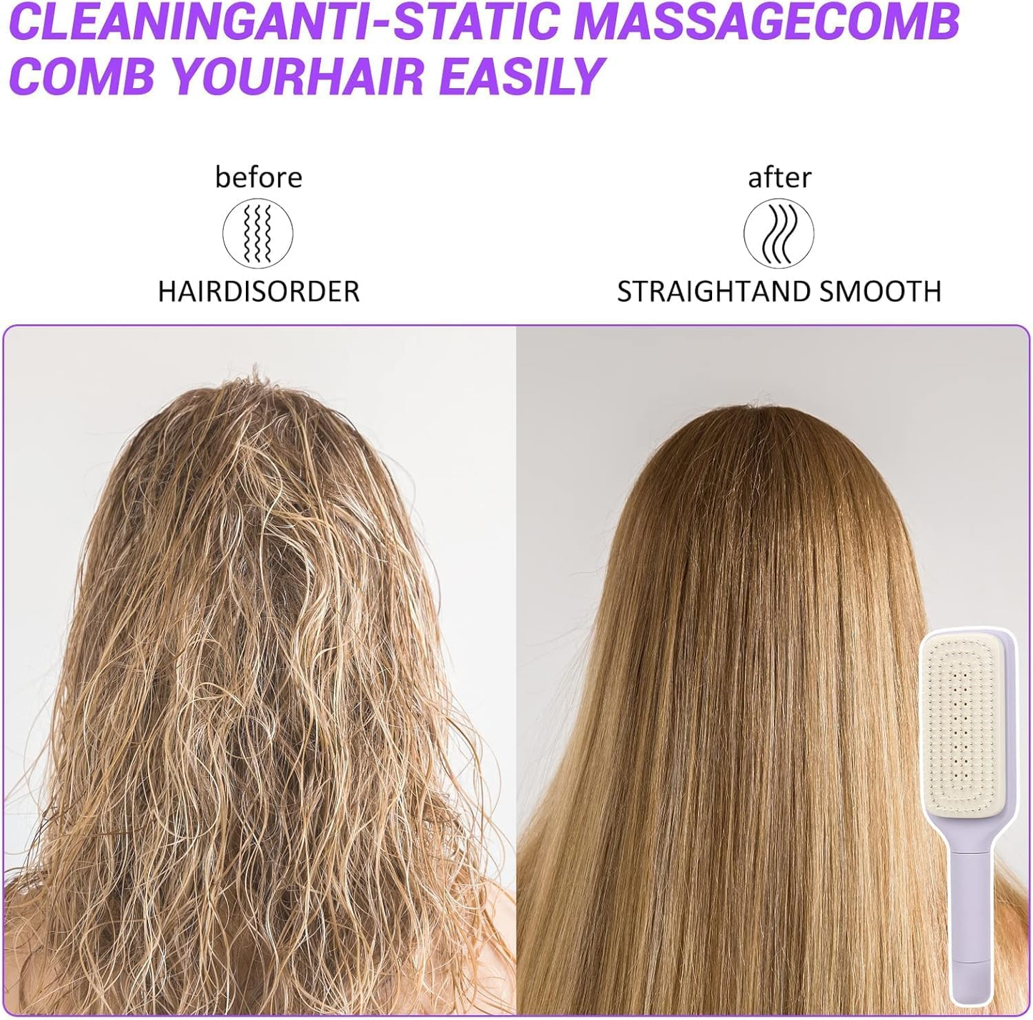 🔥 2025's Most Wanted Hair Tool: All-in-One Rotating Magic Comb