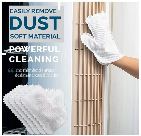 All-in-One Dusting Gloves 🧽 | Disposable, Lint-Free & Super Convenient!