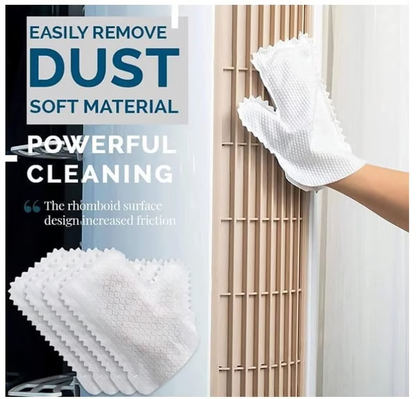 All-in-One Dusting Gloves 🧽 | Disposable, Lint-Free & Super Convenient!