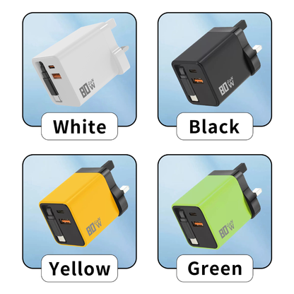 🎁✨3 in 1 Charger Retractable 80W MAX Fast