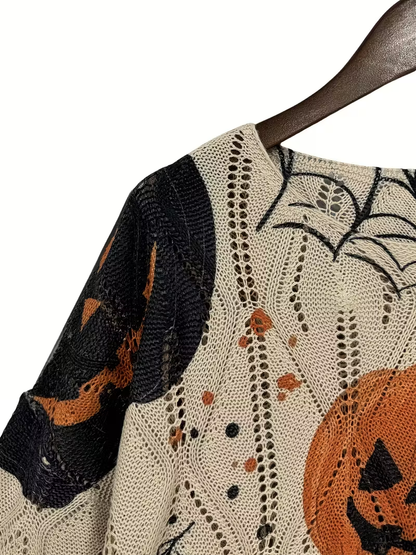 🎃Halloween Sale 40% Off🎃Women's Halloween Print Knit