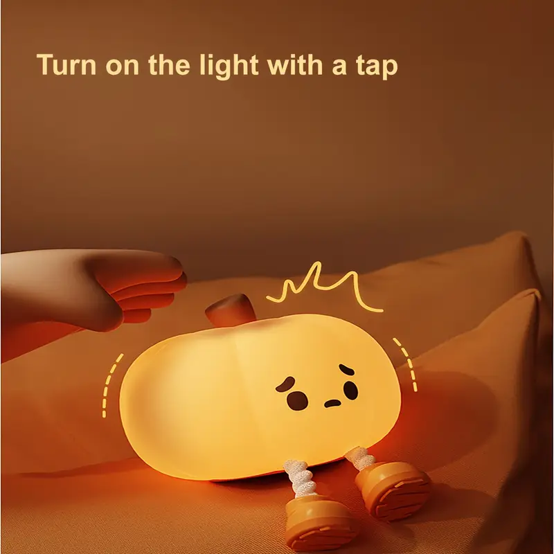 🎃 The 2025 Halloween Must-Have! Cute Pumpkin Night Light ~ Glow Up Your Room!