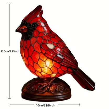 Cardinal Table Lamp 🐦 | Cozy Red Bird Decor for Bedroom & Living Room