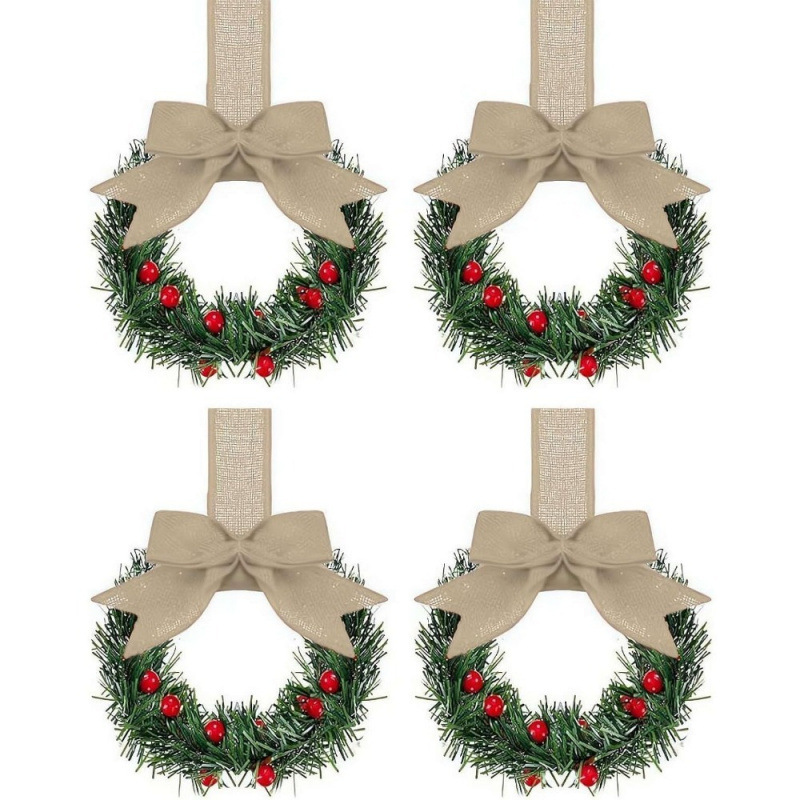 🔥LAST DAY 49% OFF🔥 Retrowavy Christmas Kitchen Cabinet Wreaths