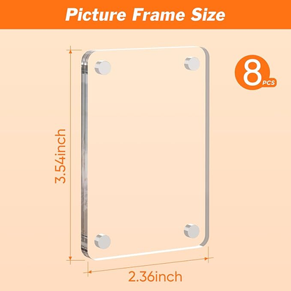 ✨Today's Special 30% Off✨ Acrylic Magnetic Picture Frame for Fridge