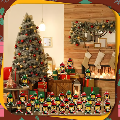 🎄Christmas Sale 49% OFF⛄ Snowman Lantern with Hats and Scarves