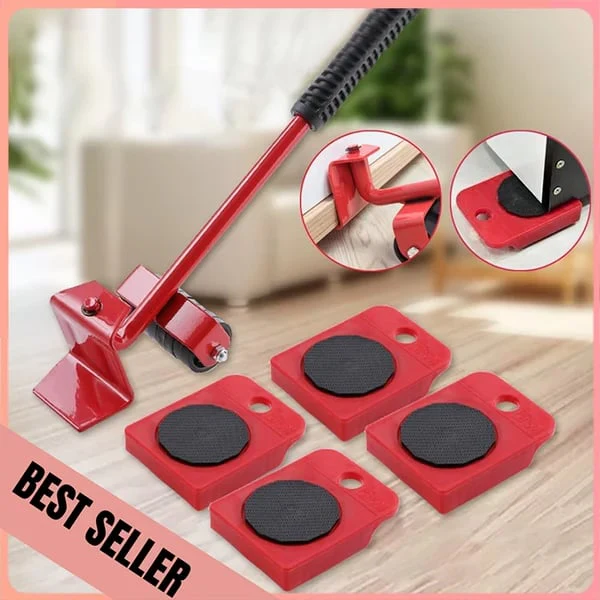 💪Moving Tools Set with Adjustable Height 360° Rotating Wheels🚀
