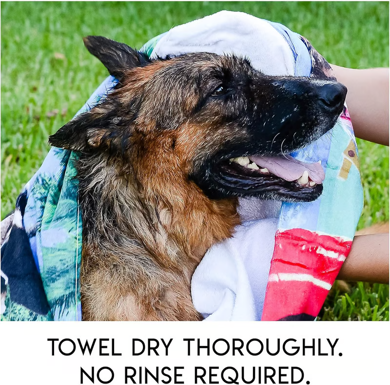 🔥Rinse-Free Dog Shampoo Mitts – Hypoallergenic Pet Bath Wipes, 6 Packs