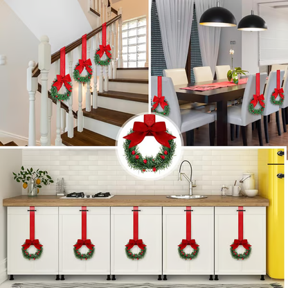 🔥LAST DAY 49% OFF🔥 Retrowavy Christmas Kitchen Cabinet Wreaths