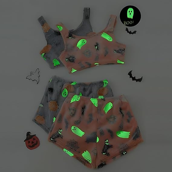 👻Halloween Sale 40% Off👻Halloween Glowing Pajama Set