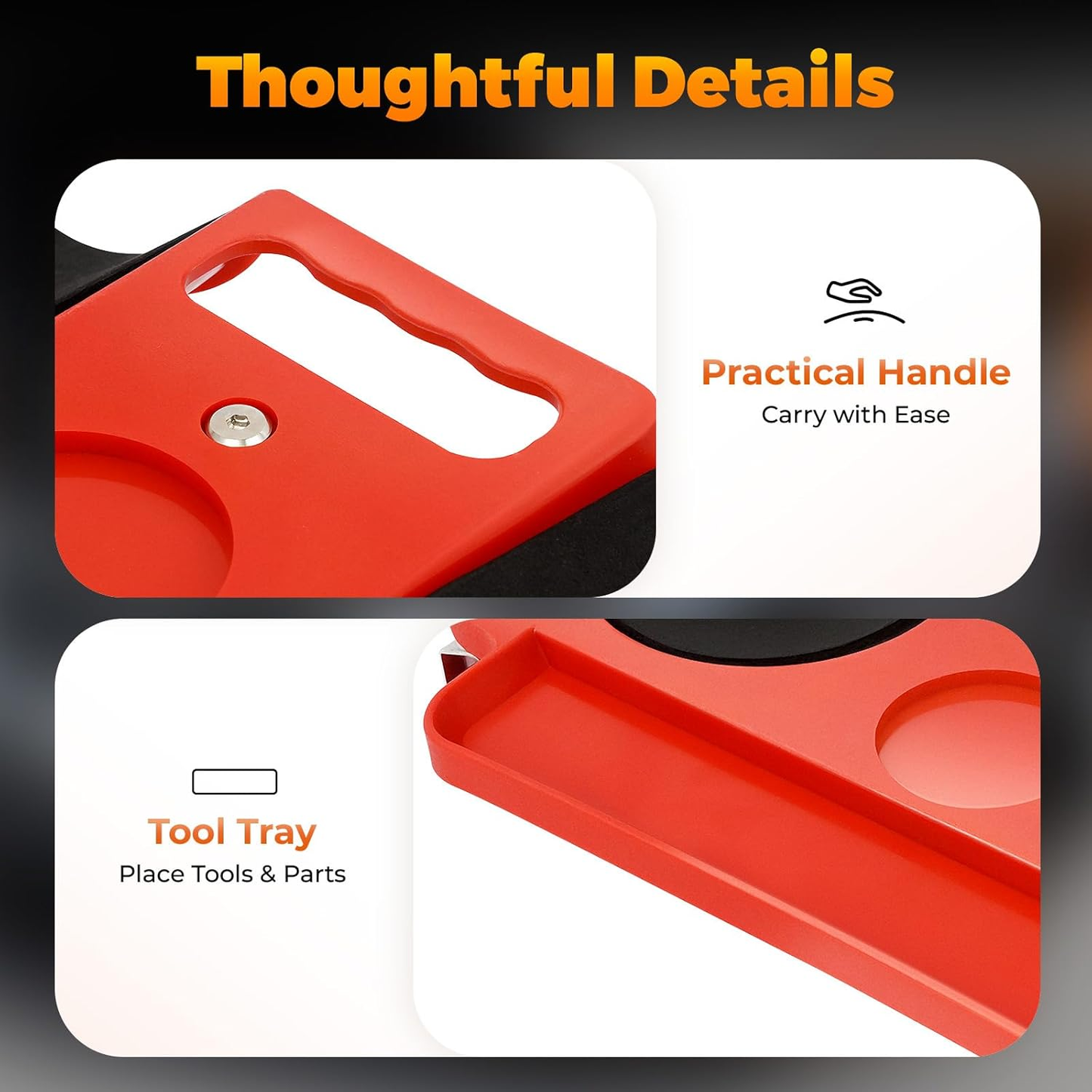 【🛠️ Upgrade Your Work Game! 🛠️】The Ultimate Rolling Knee Saver with Tool Tray & Comfy Cushion! 😎