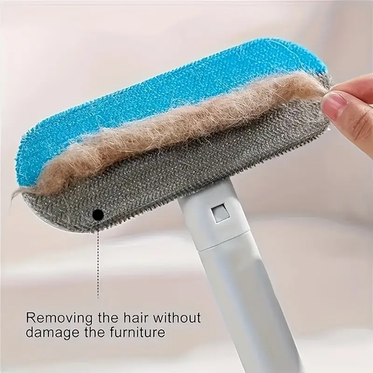 4-in-1 Pet Hair Remover 🐾 | Reusable Fur Brush for Furniture & Clothes
