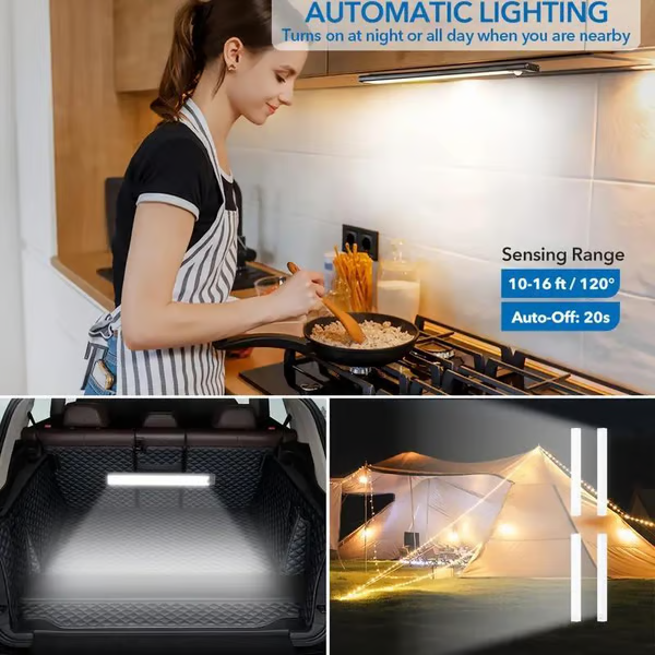 💡 Experience Effortless Illumination - 49% OFF - ✨ USB Rechargeable LED Under Cabinet Light - For Bright, All-Day Convenience! 🌟