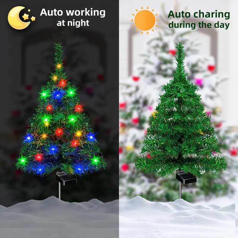 🎄Solar Christmas Trees Lights Outdoor Decoration Waterproof