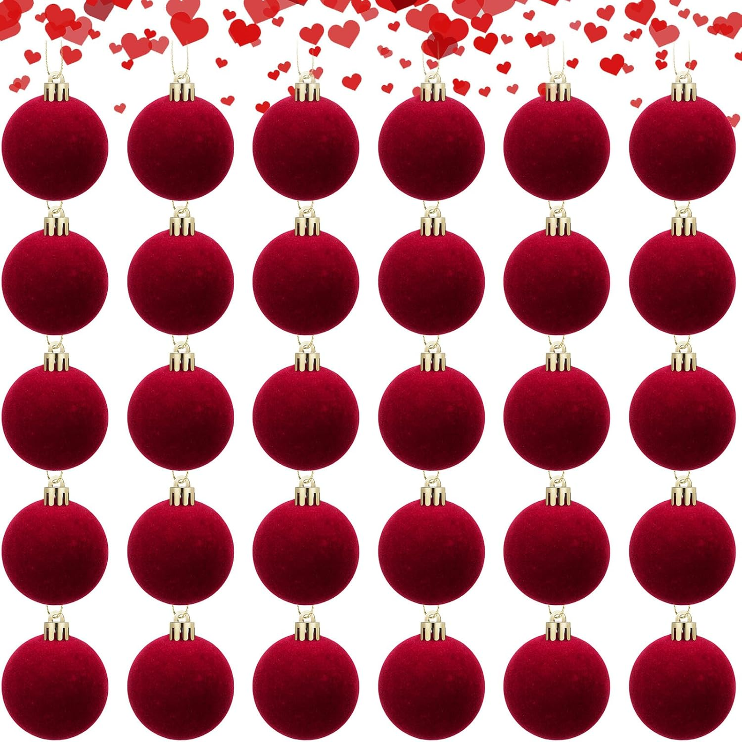 ✨Christmas sale 40% off✨🎄30 Pcs Christmas Velvet Balls