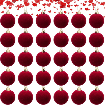 ✨Christmas sale 40% off✨🎄30 Pcs Christmas Velvet Balls