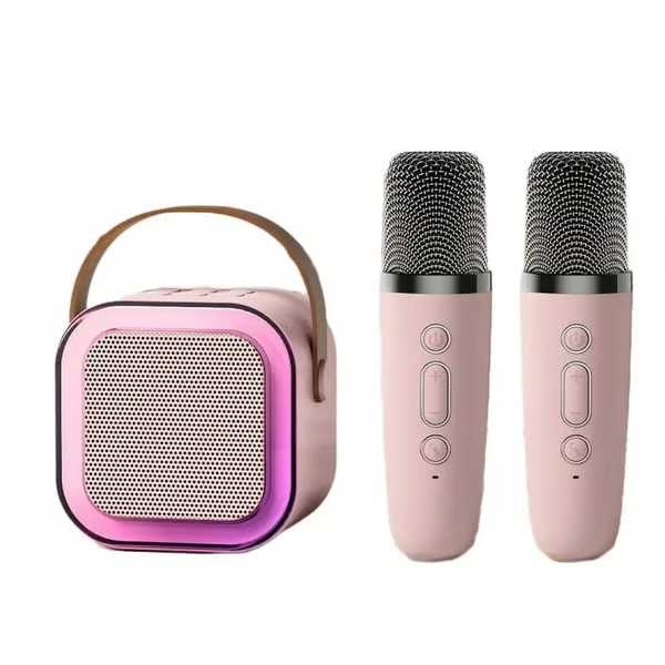 ✨Your Party, Unplugged! 🎤✨Mini Karaoke Machine with Wireless Microphones
