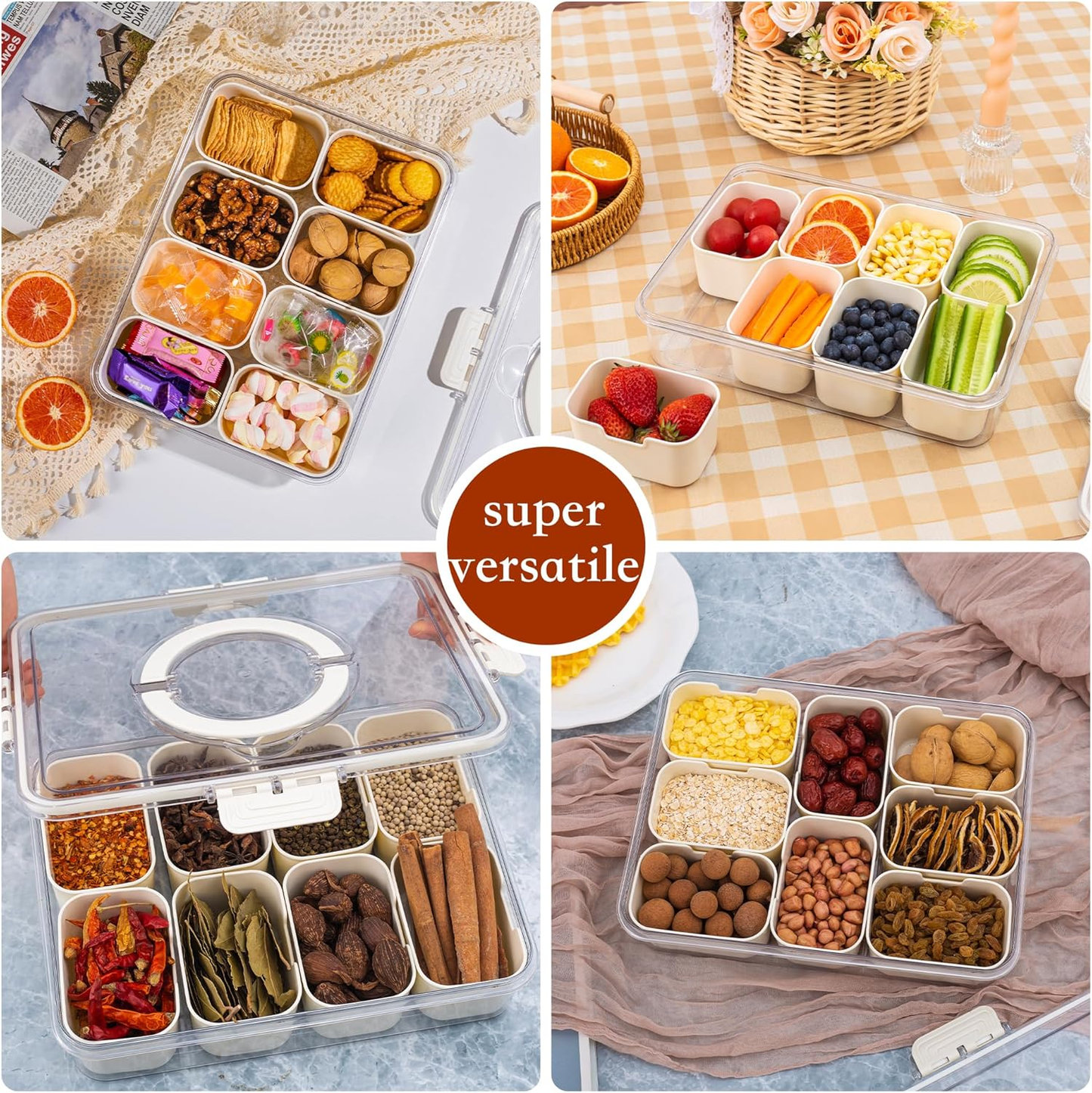 ✨Today's Special 30% Off✨Divided Snack Serving Tray