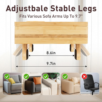 🌟 Ultimate Couch Companion Just Dropped! Clip-On Tray + 360° Phone Holder + Storage Box 📱🍕