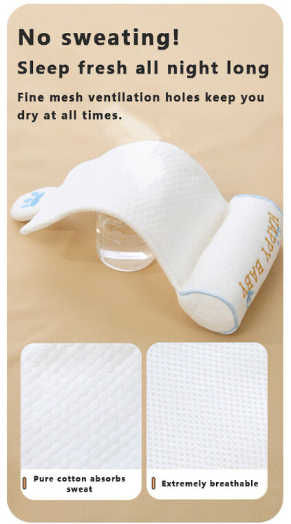 🌟 Organic Baby Head Support Pillow 👶💤 - Gently Cradles & Protects Your Newborn's Delicate Head (0-12 Months)