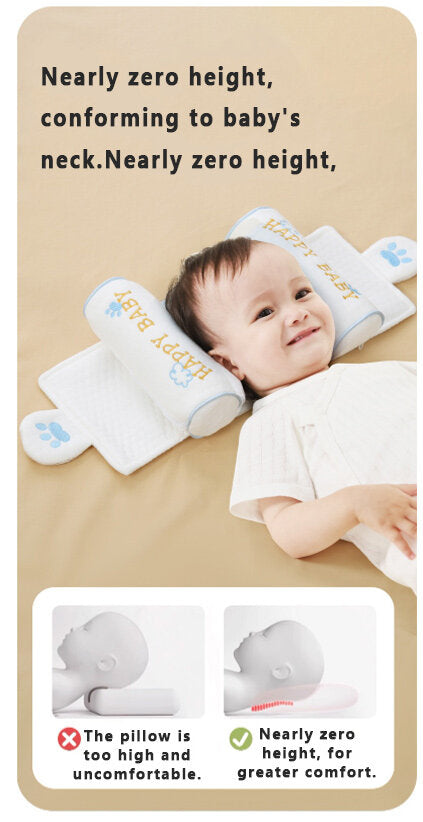 🌟 Organic Baby Head Support Pillow 👶💤 - Gently Cradles & Protects Your Newborn's Delicate Head (0-12 Months)
