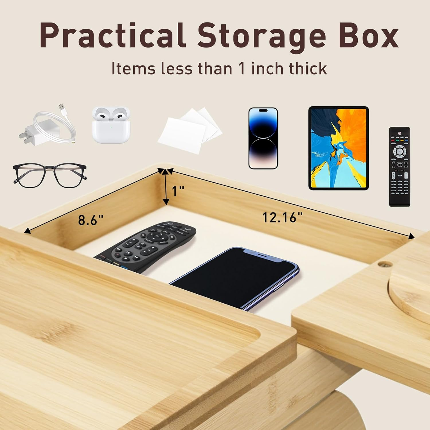 🌟 Ultimate Couch Companion Just Dropped! Clip-On Tray + 360° Phone Holder + Storage Box 📱🍕