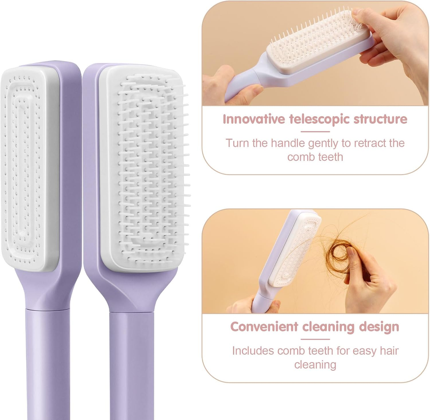 🔥 2025's Most Wanted Hair Tool: All-in-One Rotating Magic Comb
