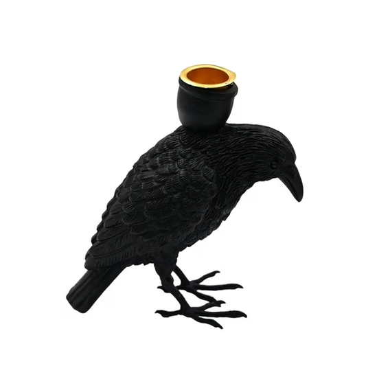 👻Halloween Sale 40% Off👻Gothic Raven Candle Holder