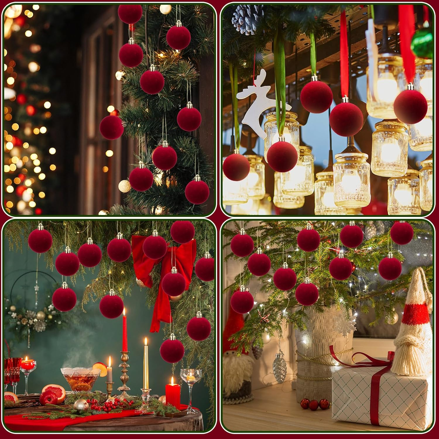 ✨Christmas sale 40% off✨🎄30 Pcs Christmas Velvet Balls
