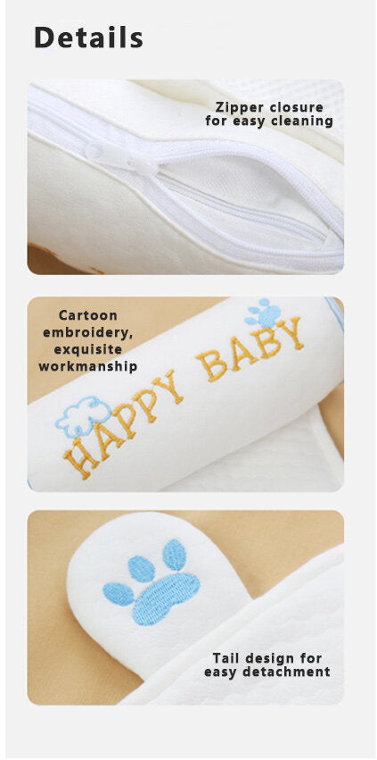 🌟 Organic Baby Head Support Pillow 👶💤 - Gently Cradles & Protects Your Newborn's Delicate Head (0-12 Months)