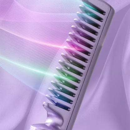 Wireless Straightening Brush 💇‍♀️ | 2-in-1 Straightener & Volumizer with Ionic Technology